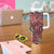 Africa Floral mix Maasai Shuka Tumbler With Handle Red Moitf - Wonder Print Shop