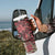 Africa Floral mix Maasai Shuka Tumbler With Handle Red Moitf - Wonder Print Shop