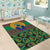 African Pattern Traditional Kanga Style Area Rug LT9 - Wonder Print Shop