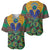 African Pattern Traditional Kanga Style Baseball Jersey LT9 - Wonder Print Shop
