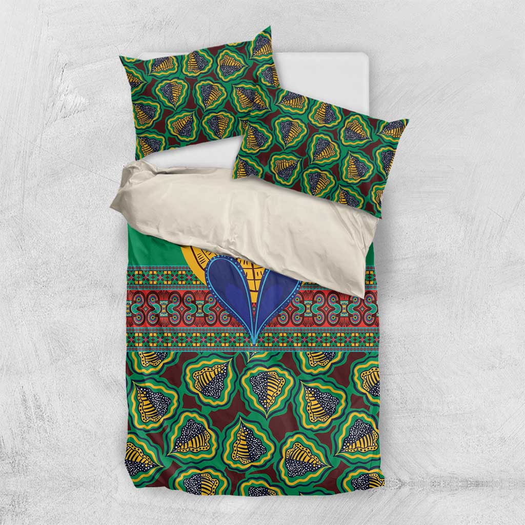 African Pattern Traditional Kanga Style Bedding Set LT9 - Wonder Print Shop