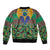 African Pattern Traditional Kanga Style Bomber Jacket LT9 - Wonder Print Shop