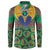 African Pattern Traditional Kanga Style Button Sweatshirt LT9 - Wonder Print Shop