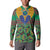 African Pattern Traditional Kanga Style Button Sweatshirt LT9 - Wonder Print Shop