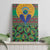African Pattern Traditional Kanga Style Canvas Wall Art LT9 - Wonder Print Shop