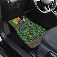 African Pattern Traditional Kanga Style Car Mats LT9 - Wonder Print Shop