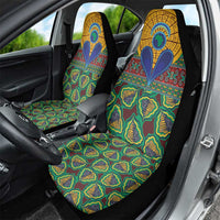 African Pattern Traditional Kanga Style Car Seat Cover LT9 - Wonder Print Shop