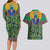 African Pattern Traditional Kanga Style Couples Matching Long Sleeve Bodycon Dress and Hawaiian Shirt LT9 - Wonder Print Shop