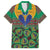 African Pattern Traditional Kanga Style Family Matching Long Sleeve Bodycon Dress and Hawaiian Shirt LT9 - Wonder Print Shop