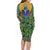 African Pattern Traditional Kanga Style Family Matching Long Sleeve Bodycon Dress and Hawaiian Shirt LT9 - Wonder Print Shop