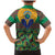 African Pattern Traditional Kanga Style Family Matching Mermaid Dress and Hawaiian Shirt LT9 - Wonder Print Shop