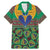 African Pattern Traditional Kanga Style Family Matching Mermaid Dress and Hawaiian Shirt LT9 - Wonder Print Shop