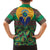 African Pattern Traditional Kanga Style Family Matching Off Shoulder Maxi Dress and Hawaiian Shirt LT9 - Wonder Print Shop