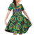 African Pattern Traditional Kanga Style Family Matching Off Shoulder Short Dress and Hawaiian Shirt LT9 - Wonder Print Shop