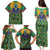 African Pattern Traditional Kanga Style Family Matching Puletasi and Hawaiian Shirt - Wonder Print Shop