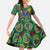 African Pattern Traditional Kanga Style Family Matching Short Sleeve Bodycon Dress and Hawaiian Shirt - Wonder Print Shop