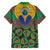 African Pattern Traditional Kanga Style Family Matching Short Sleeve Bodycon Dress and Hawaiian Shirt - Wonder Print Shop