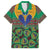 African Pattern Traditional Kanga Style Family Matching Summer Maxi Dress and Hawaiian Shirt - Wonder Print Shop