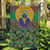 African Pattern Traditional Kanga Style Garden Flag - Wonder Print Shop