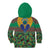African Pattern Traditional Kanga Style Kid Hoodie - Wonder Print Shop