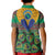 African Pattern Traditional Kanga Style Kid Polo Shirt - Wonder Print Shop