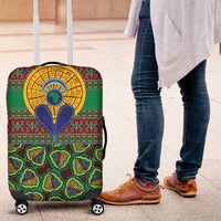 African Pattern Traditional Kanga Style Luggage Cover - Wonder Print Shop