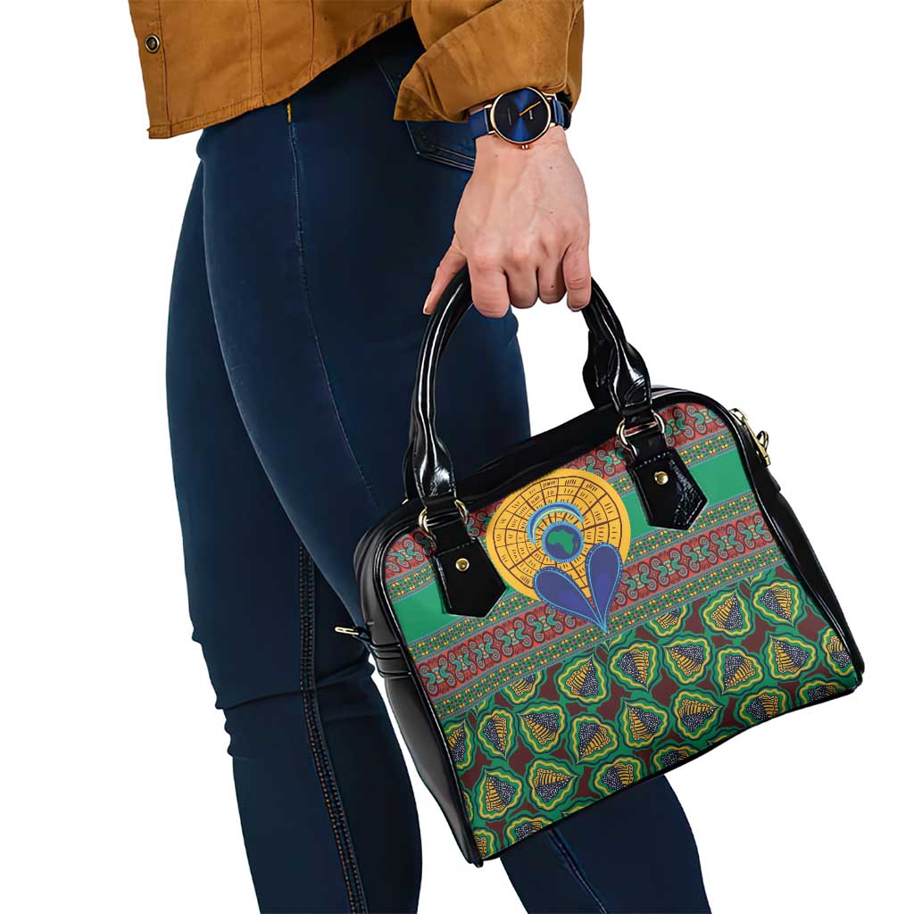 African Pattern Traditional Kanga Style Shoulder Handbag