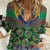 African Pattern Traditional Kanga Style Women Casual Shirt - Wonder Print Shop