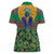 African Pattern Traditional Kanga Style Women Polo Shirt - Wonder Print Shop