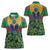 African Pattern Traditional Kanga Style Women Polo Shirt - Wonder Print Shop