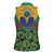 African Pattern Traditional Kanga Style Women Sleeveless Polo Shirt - Wonder Print Shop