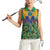 African Pattern Traditional Kanga Style Women Sleeveless Polo Shirt - Wonder Print Shop