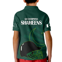 Pakistan Cricket Helmet Kid Polo Shirt Proud Shaheen Falcon Star and Crescent - Wonder Print Shop