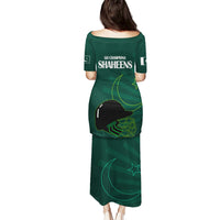 Pakistan Cricket Helmet Puletasi Proud Shaheen Falcon Star and Crescent - Wonder Print Shop