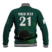 Custom Pakistan Cricket Helmet Baseball Jacket Proud Shaheen Falcon Star and Crescent LT9 - Wonder Print Shop
