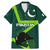 Custom Pakistan Cricket Helmet Family Matching Mermaid Dress and Hawaiian Shirt Proud Shaheen Falcon Star and Crescent LT9 - Wonder Print Shop