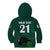 Custom Pakistan Cricket Helmet Kid Hoodie Proud Shaheen Falcon Star and Crescent - Wonder Print Shop