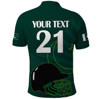 Custom Pakistan Cricket Helmet Polo Shirt Proud Shaheen Falcon Star and Crescent - Wonder Print Shop