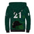 Custom Pakistan Cricket Helmet Sherpa Hoodie Proud Shaheen Falcon Star and Crescent - Wonder Print Shop