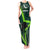 Custom Pakistan Cricket Helmet Tank Maxi Dress Proud Shaheen Falcon Star and Crescent - Wonder Print Shop