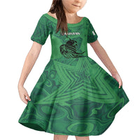 Pakistan Cricket Family Matching Mermaid Dress and Hawaiian Shirt Go Falcon World Cup 2023 Sporty Style LT9 - Wonder Print Shop