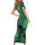 Pakistan Cricket Family Matching Short Sleeve Bodycon Dress and Hawaiian Shirt Go Falcon World Cup 2023 Sporty Style - Wonder Print Shop