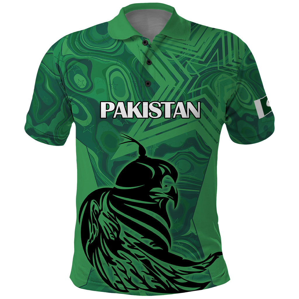 Pakistan Cricket Polo Shirt Go Falcon World Cup 2023 Sporty Style - Wonder Print Shop