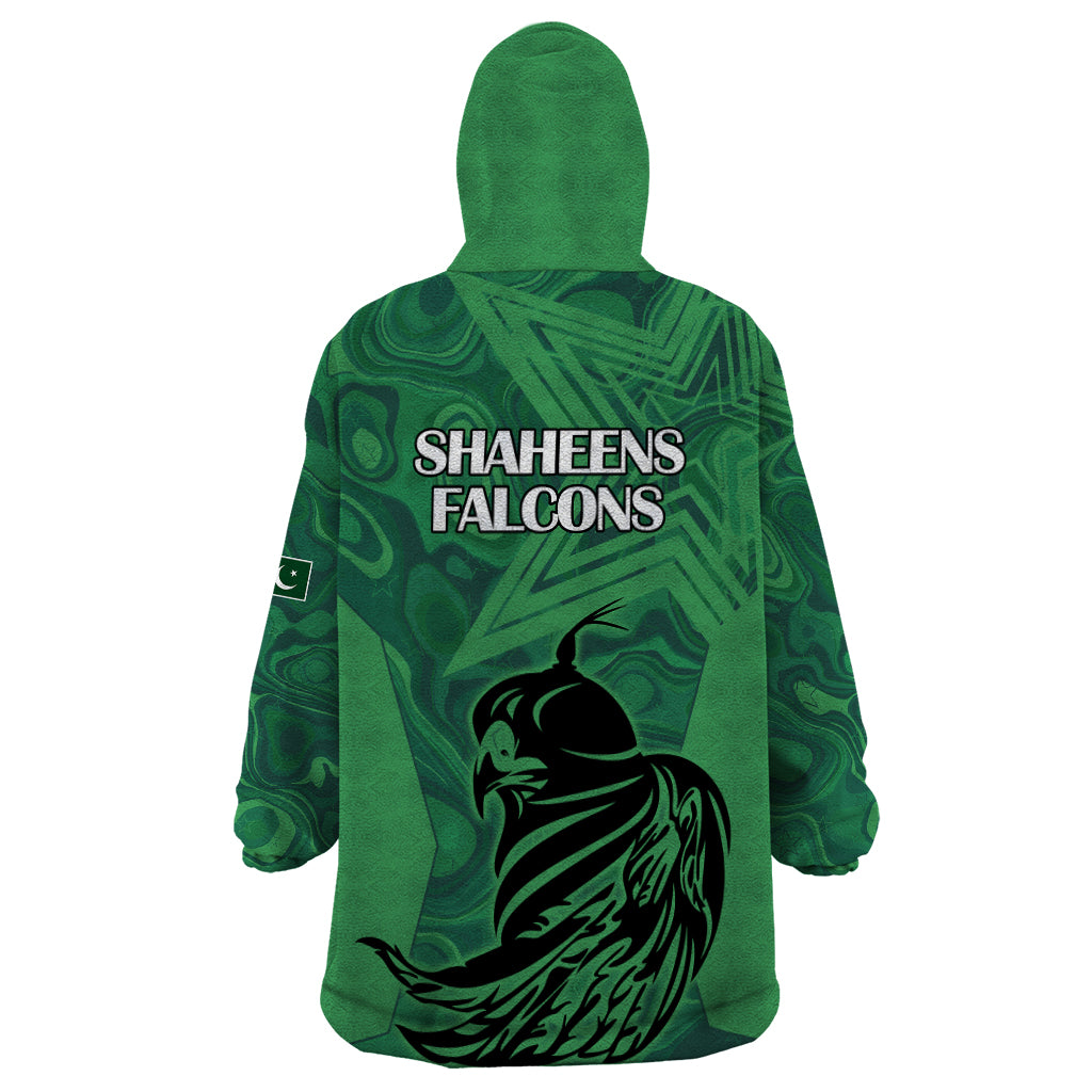 Pakistan Cricket Wearable Blanket Hoodie Go Falcon World Cup 2023 Sporty Style - Wonder Print Shop