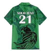 Custom Pakistan Cricket Family Matching Mermaid Dress and Hawaiian Shirt Go Falcon World Cup 2023 Sporty Style LT9 - Wonder Print Shop