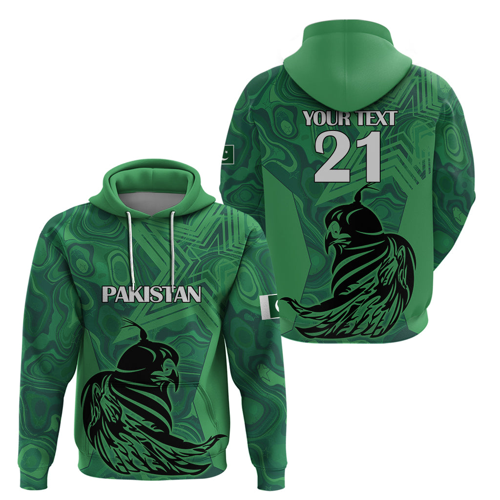 Custom Pakistan Cricket Hoodie Go Falcon World Cup 2023 Sporty Style - Wonder Print Shop