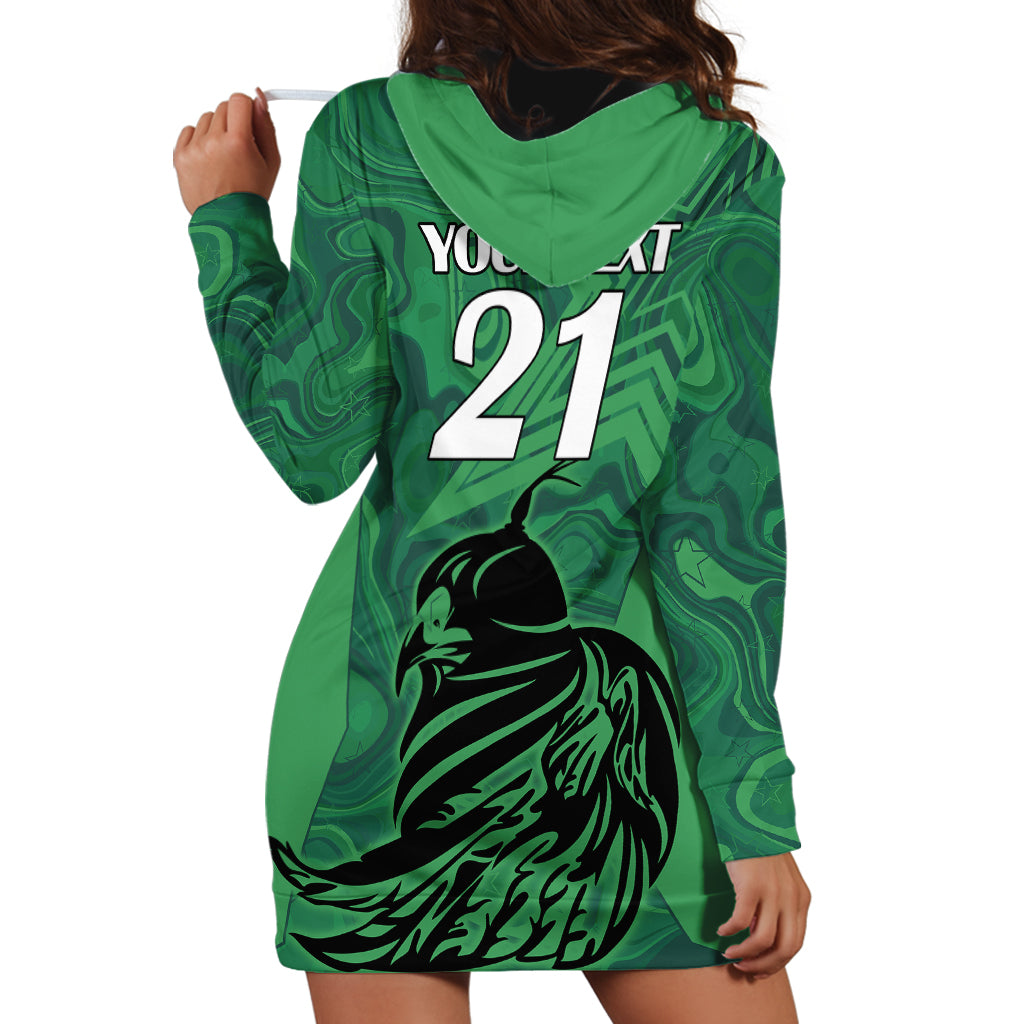 Custom Pakistan Cricket Hoodie Dress Go Falcon World Cup 2023 Sporty Style - Wonder Print Shop