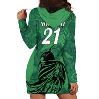Custom Pakistan Cricket Hoodie Dress Go Falcon World Cup 2023 Sporty Style - Wonder Print Shop