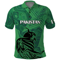 Custom Pakistan Cricket Polo Shirt Go Falcon World Cup 2023 Sporty Style - Wonder Print Shop
