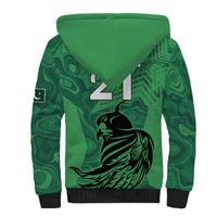 Custom Pakistan Cricket Sherpa Hoodie Go Falcon World Cup 2023 Sporty Style - Wonder Print Shop